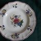 Set of 3 plates Sarreguemines "rustic" flowers of the field