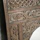 Large mirror - Indian carved wooden headboard