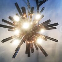 Sputnik “quadriedro” murano glass chandelier