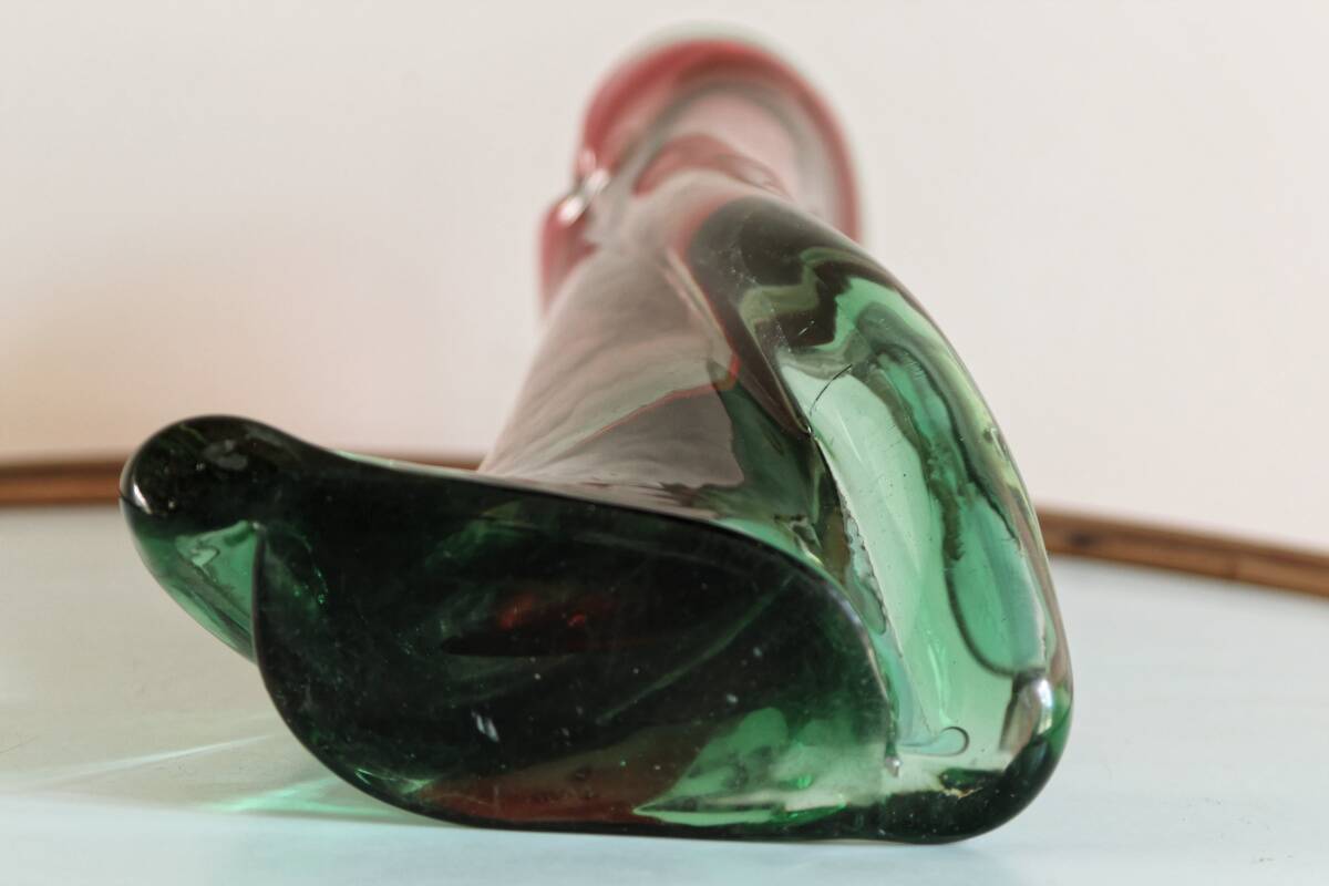 Murano blown glass vase