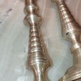 Old bronze candlesticks