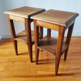 Pair of bedside tables, end of sofa, 1940/50