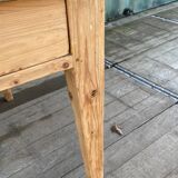 Ancienne table avec  deux grands tiroirs