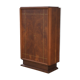 Art Deco mahogany wardrobe, signed A. Bicchierini, 1940s.