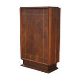 Armoire Art Déco en acajou mobilier d’art signé A. Bicchierini 1940’s