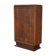 Art Deco mahogany wardrobe, signed A. Bicchierini, 1940s.