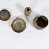 Modern Ensemble from the Mid-Century of 4 Ceramic Pieces Rubus Gunnar Nylund Rörstrand, Sweden
