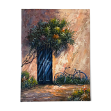 Peinture, paysage Provence française
