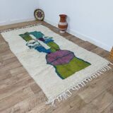 Handmade Moroccan Berber rug 260 x 133 cm