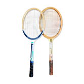 Pair of vintage Donnay racquets