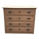 Commode en bois brut