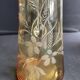 Saint Louis beer service in blown and cut amber crystal – Art Deco