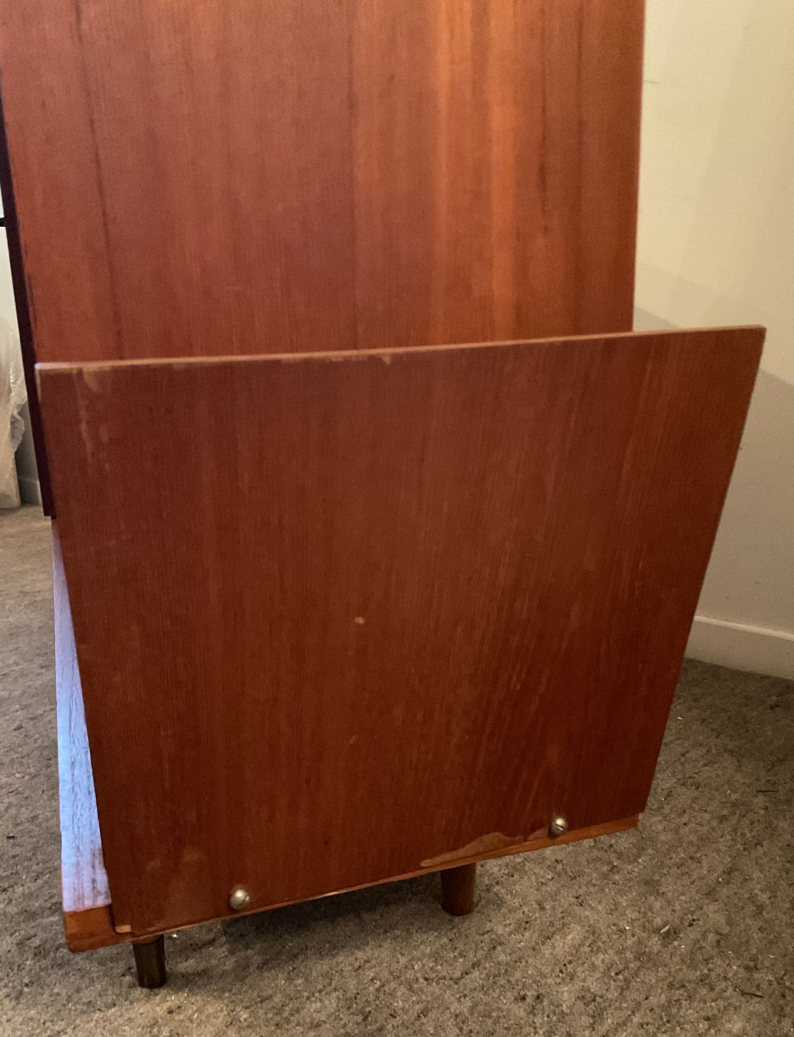 Scandinavian teak bookcase 60s