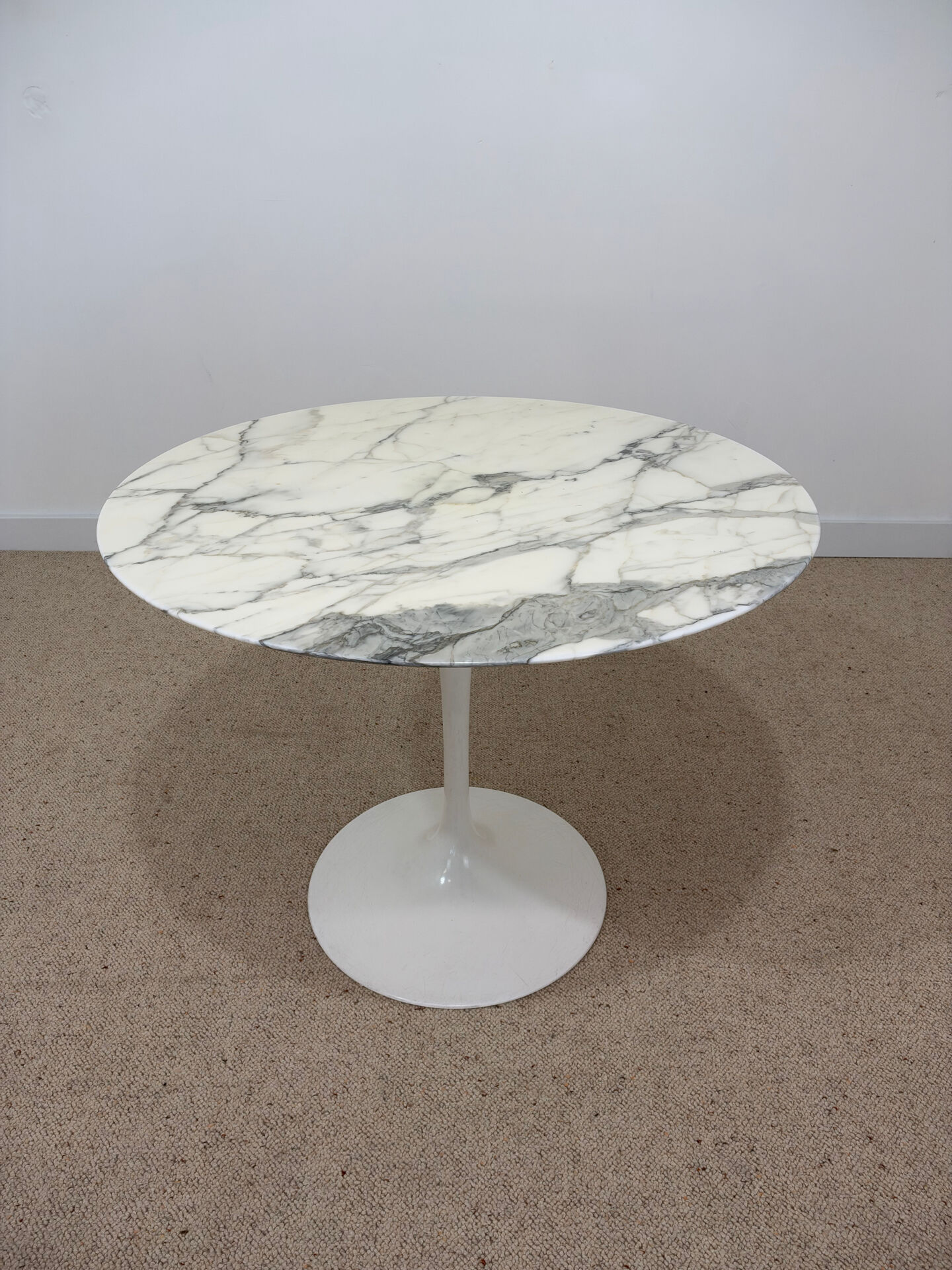 Table Tulip Knoll - marbre blanc - Eero Saarinen 