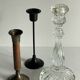 Chic Vintage Bougeoirs Trio