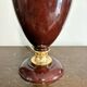 Vintage Hollywood Regency Turtle Shell Baluster Lamp Brass