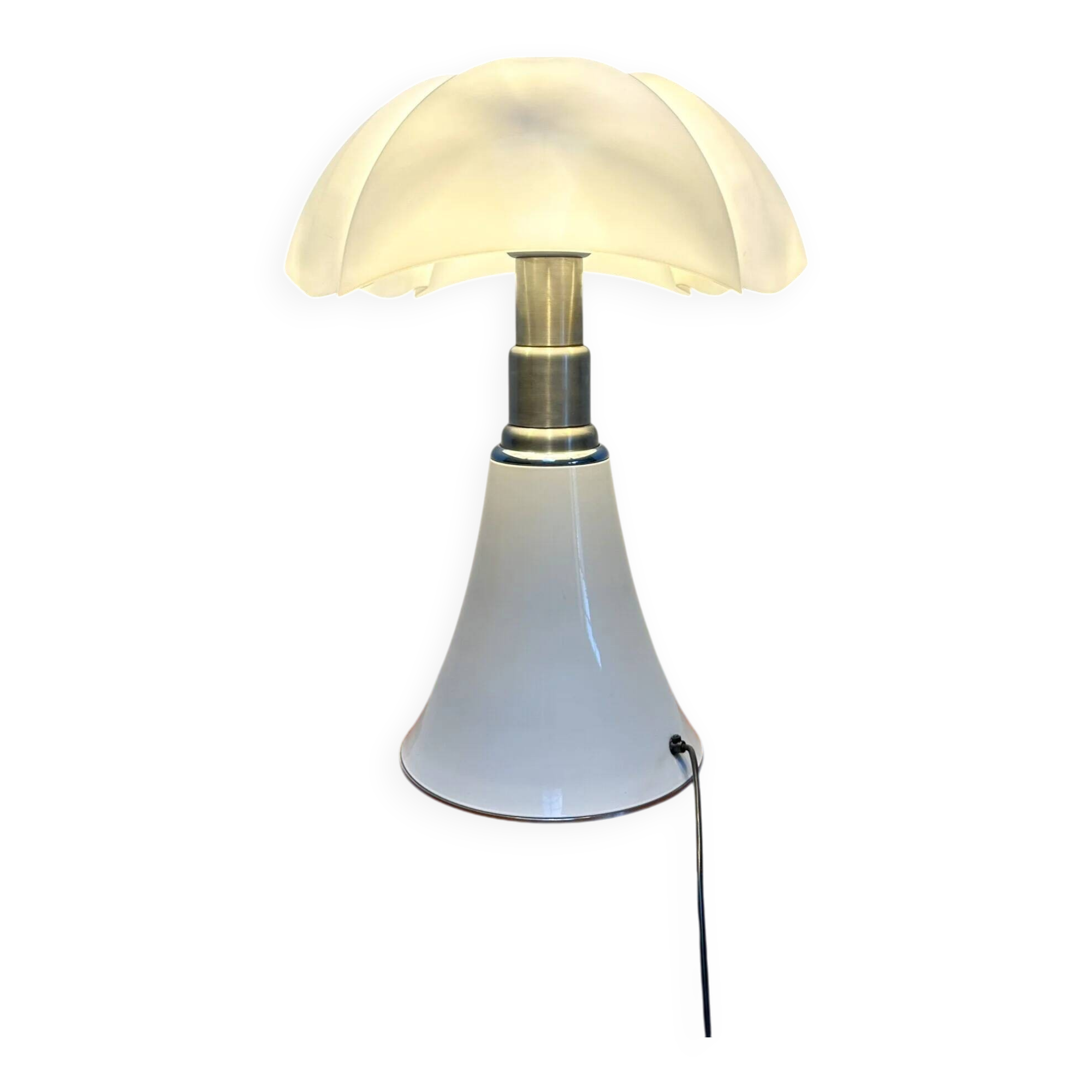 1970s Large Vintage Pipistrello Lamp by Gae Aulenti for Martinelli Luce