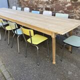 Very large 380 cm fir farmhouse table