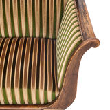 Vintage Récamier sofa in velvet, 1920