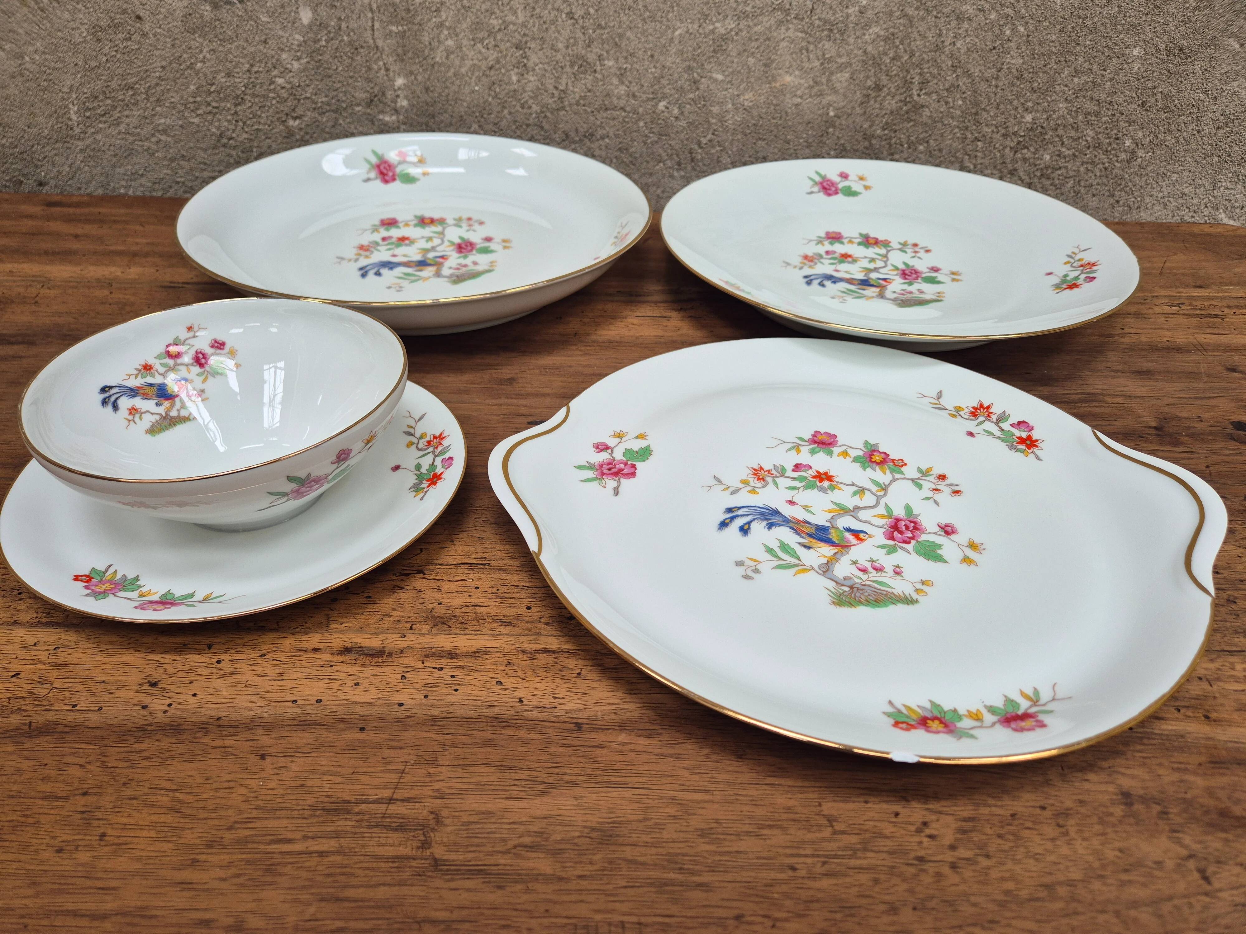 Limoges porcelain tableware