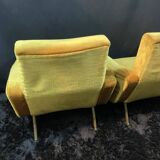 Pair of designer armchairs 1955-1960 by Louis Paolozzi for Zol Brandt Steiner