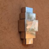 Art Deco chrome wall light