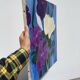 Tableau, huile sur toile fleurs