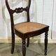 Set of 8 Louis Philippe 19th century mahogany chairs with caned seats
