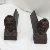 Old pair of iron channels