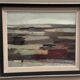 Original Swedish Oil on Panel – “Field Patches” by Evert Färhm (1901–1971) – Signed – 1968 – Vintage & Framed – 61 × 53 cm (24" × 20.9")