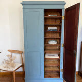 Parisian cabinet galvanizing blue