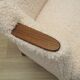 Cream sofa, Danish design, 1970s, production: Denmark