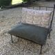 Lot de 2 fauteuils de jardin en fer