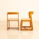 Ensemble de 4 chaises Mario Sabot 70's