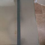 Designer table with glass top