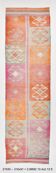 3x10 Turkish Pink & Orange Vintage Runner Rug, 91x316Cm