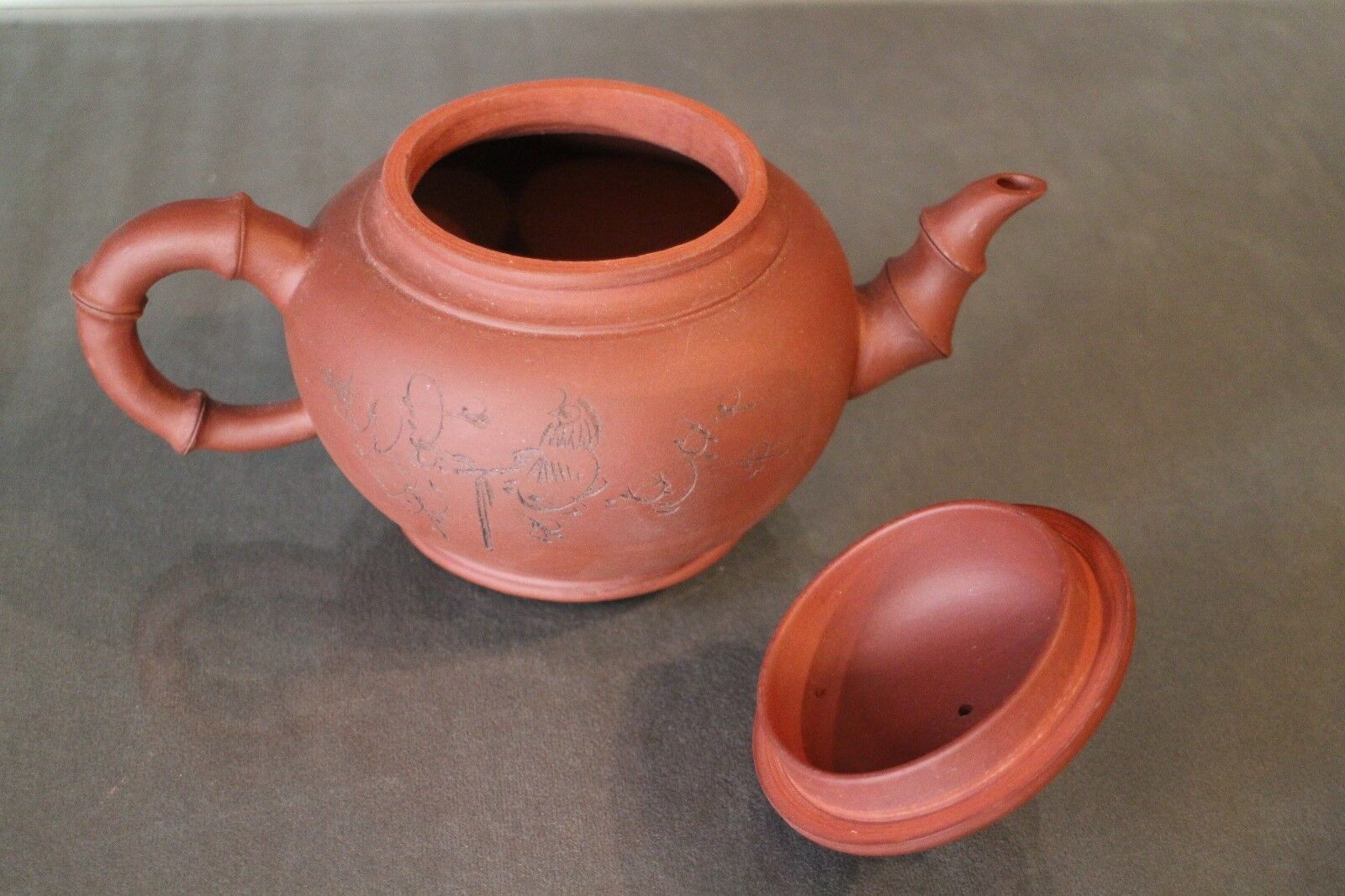 China teapot signed clay clay Yixing