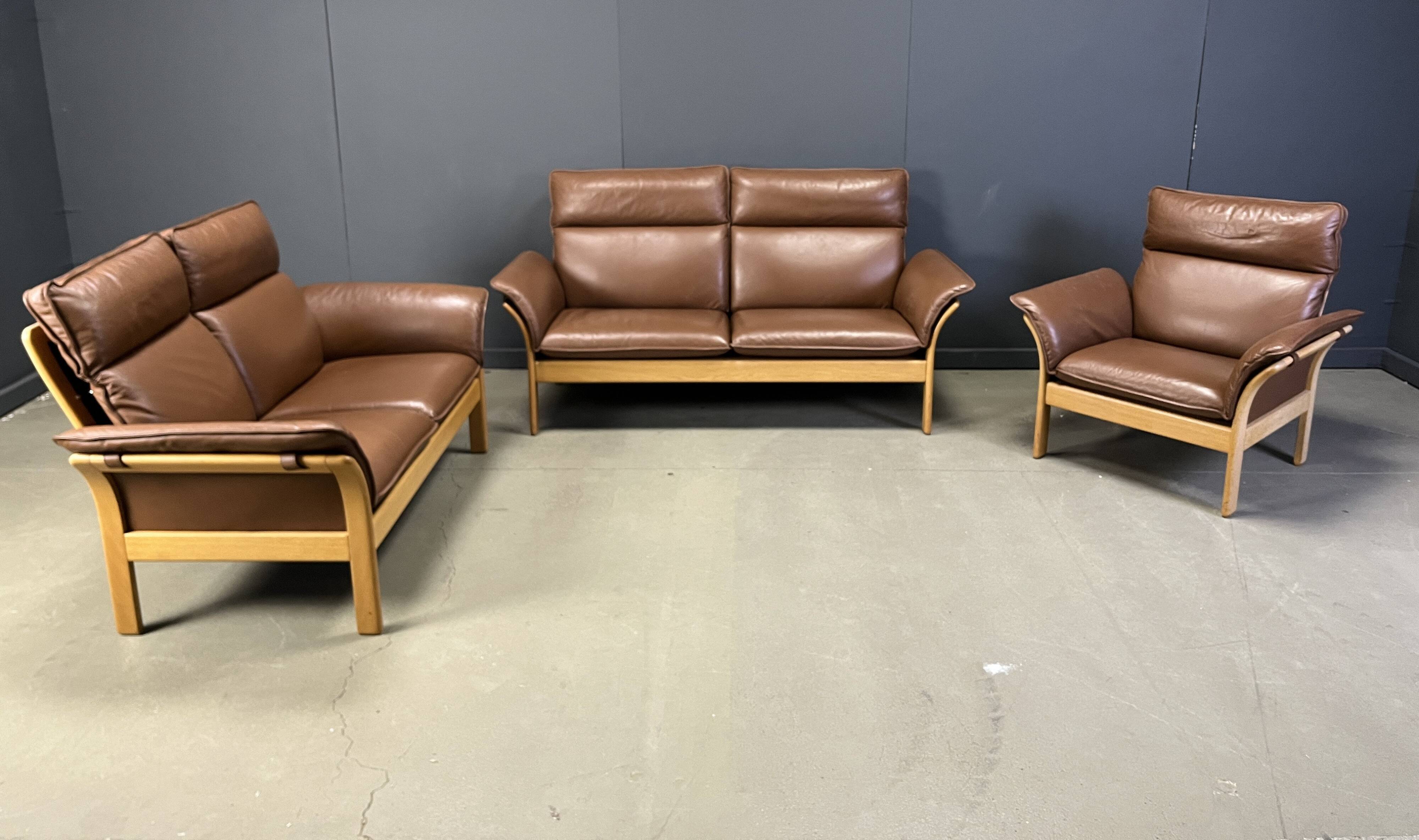 Vintage Scala sofa set by Dreipunkt International, 1970s