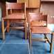 Chairs Maison Regain solid elm structure, leather seat and back
