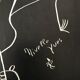 Original drawing abstract faces Yves Nivelle
