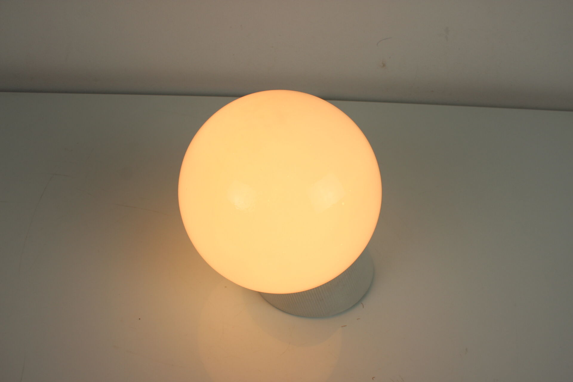 1960's Wall Lamp Porcelain and Glass, Czechoslovakia