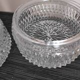 Pair of 2 glass globes from the 70s