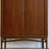 Armoire à tambour vintage en teck