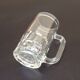 1970s 4 Beer mugs Molded glass France