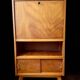 Secrétaire vintage pieds compas en bois