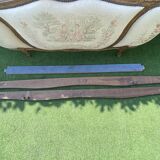 Basket bed and its two armchairs