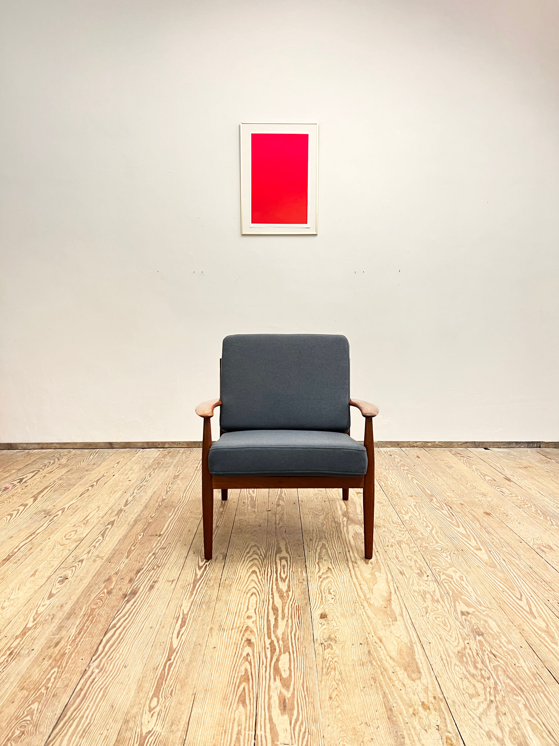 Teak armchair or easy chair by Grete Jalk for France & Son, Danish Design, 1950er