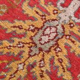4x7 Rug For Bedroom Red Oriental Antique Vintage Rug, 122x214Cm