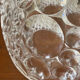 Glass pendant lamp with bubble patterns - 1960s