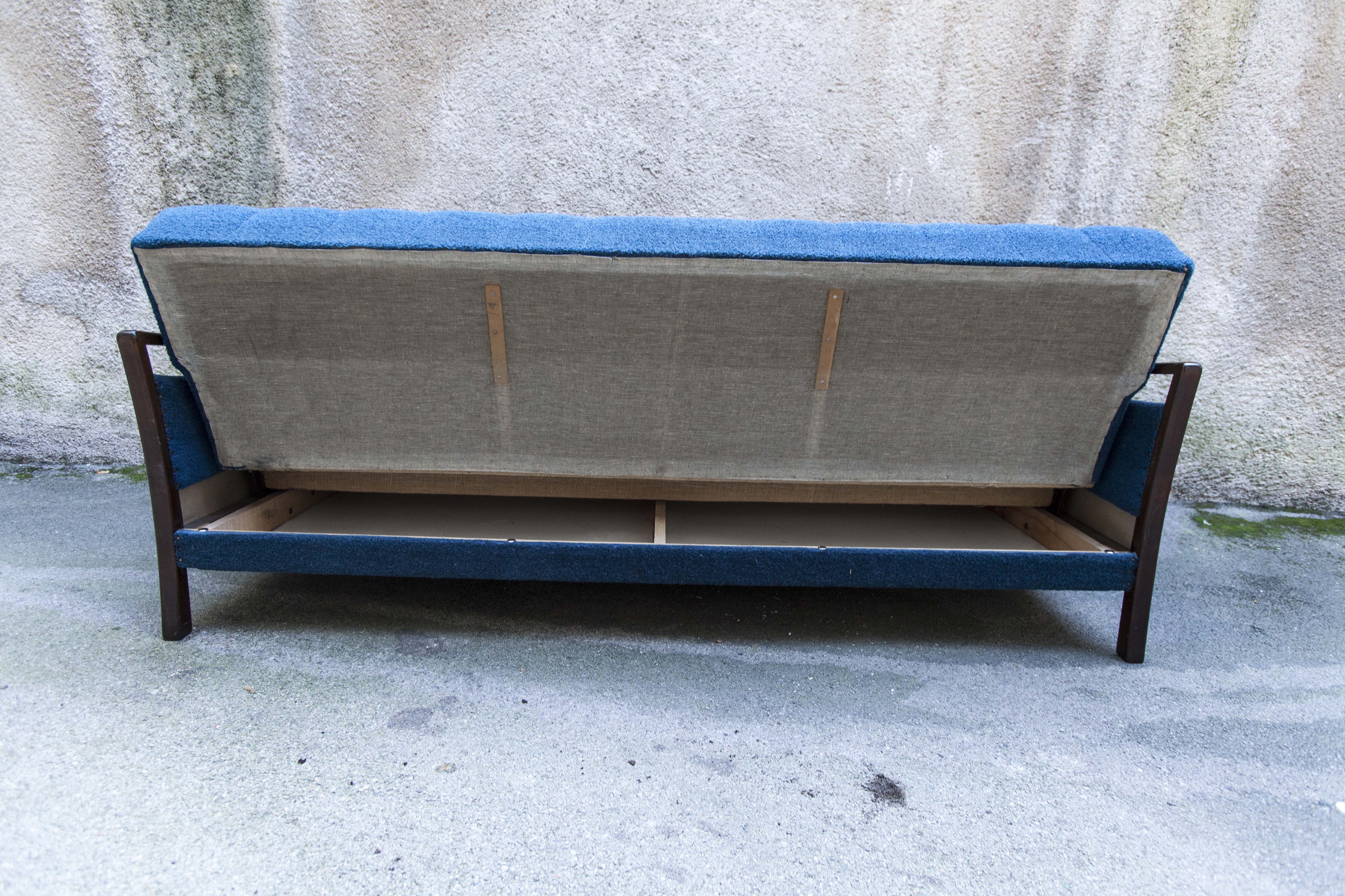 Sofa daybed 3 scandinavian blue